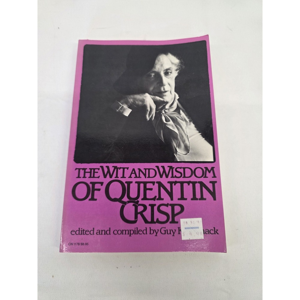 Quentin Crisp The Wit And Wisdom Of Quentin Crisp Guy Kettelhack 1984 Harper PB